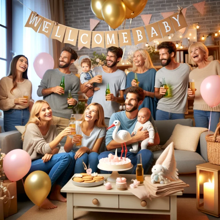Die Pullerparty ist eine charmante Tradition, die das Wunder der Geburt und den Beginn eines neuen Kapitels im Leben einer Familie feiert.