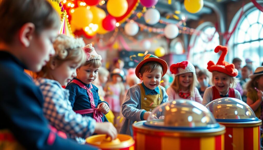 Lustige Faschingsspiele für drinnen mit Kindern
