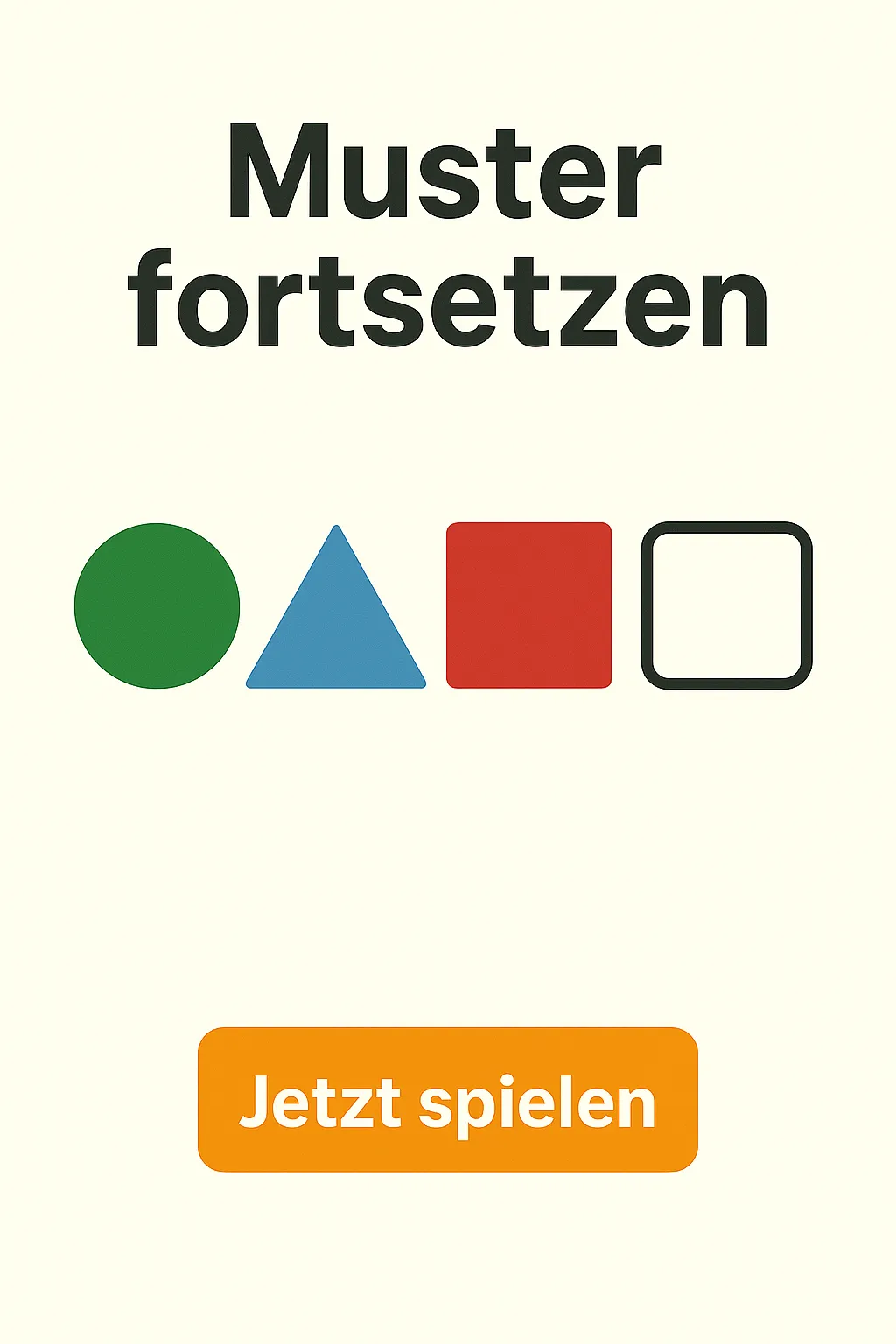 Muster fortsetzen Spiel Vorschau im Browser spielen