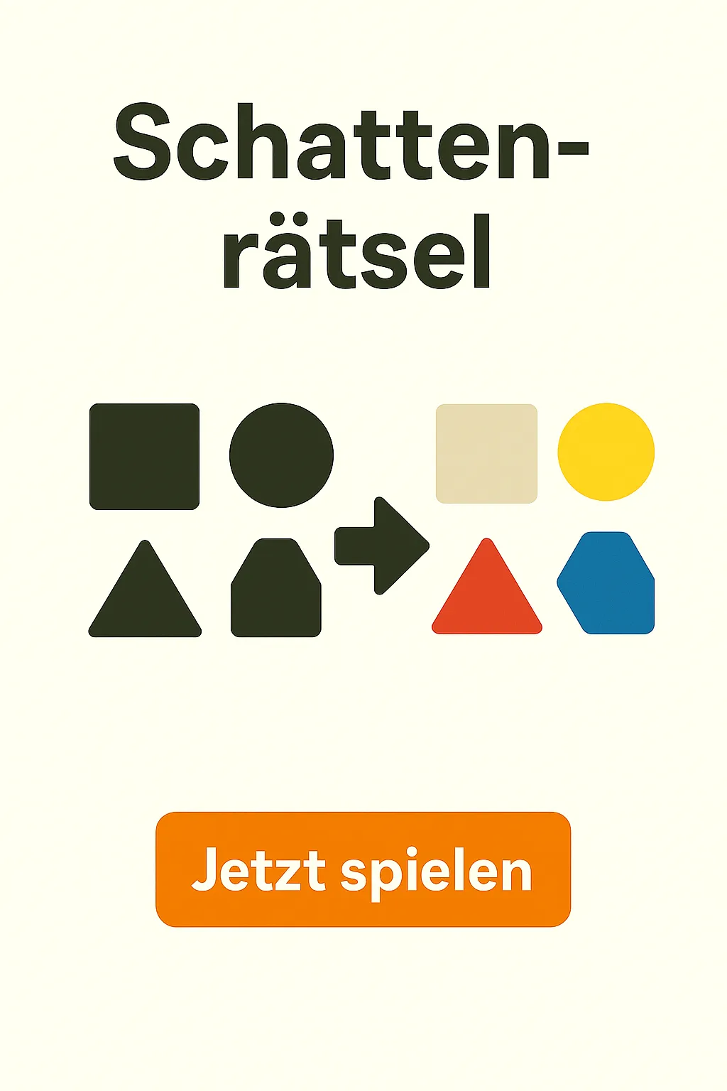Schattenrätsel Spiel Vorschau im Browser spielen
